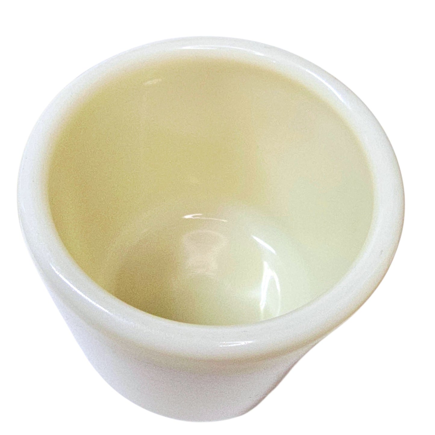 Corning USA Milk Glass Watchman's Navy Hand Warmer Cups Set of 2 No Handle Mug