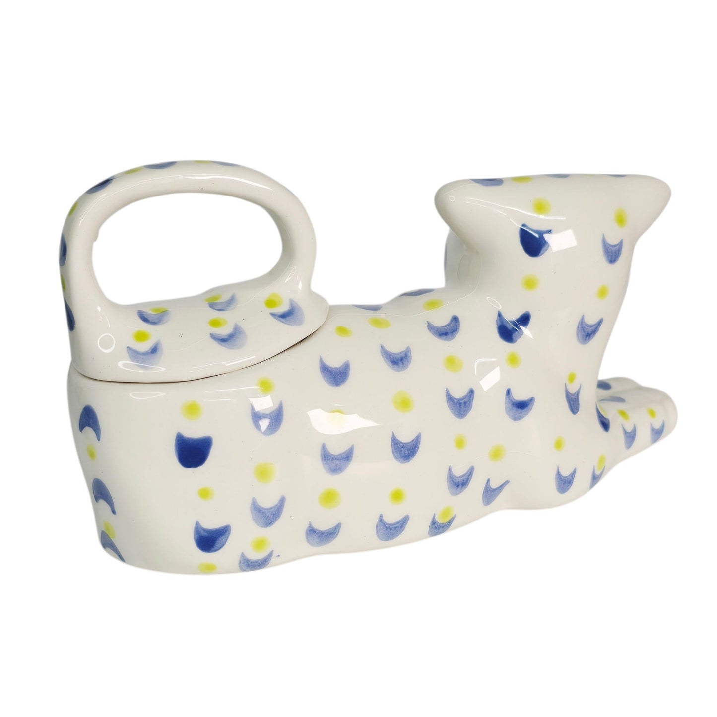 Ceramic French Country Cow Creamer & Sugar Arlington Designs CRAZED AS IS