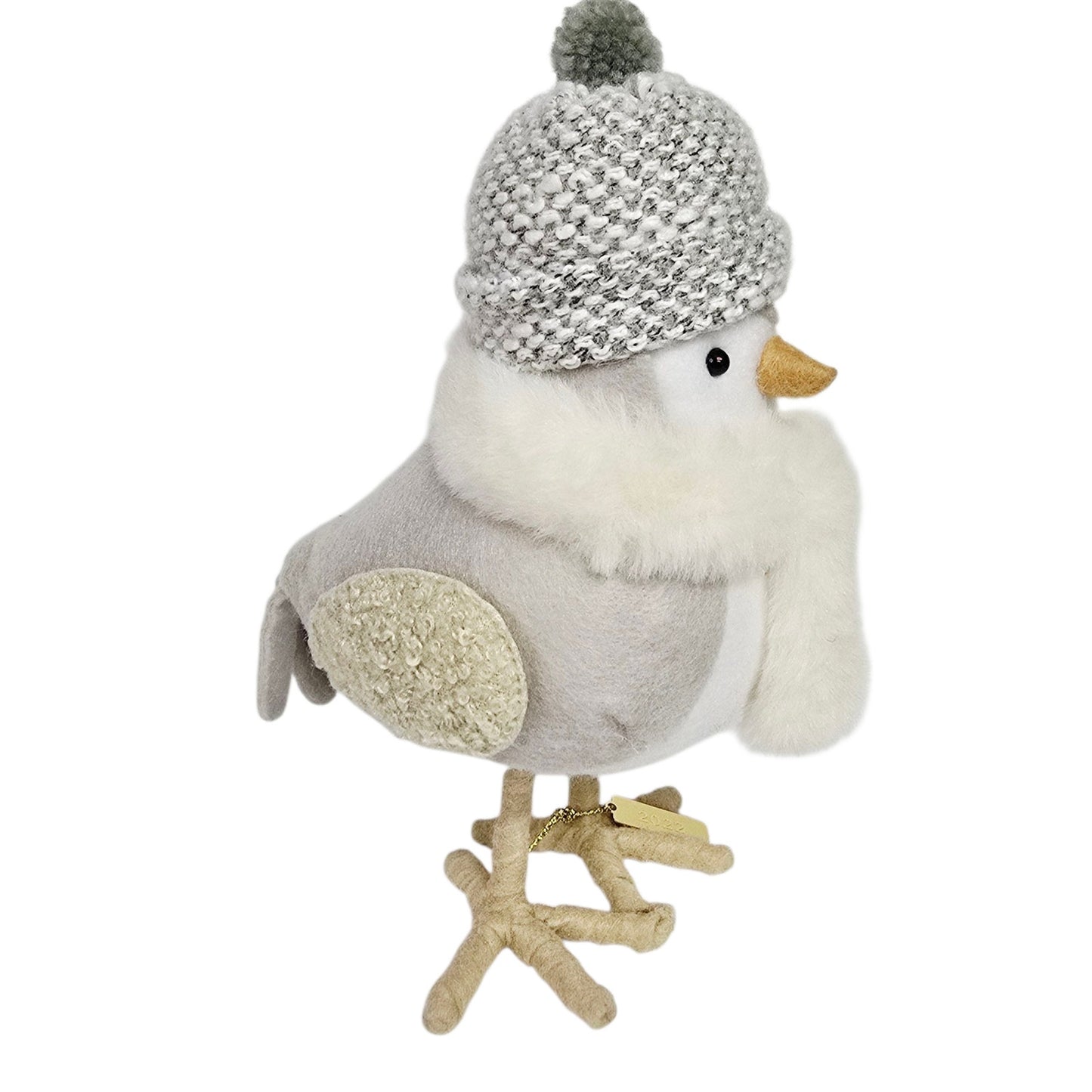 2022 Featherly Friends Purl Winter Target Bird Gray Knit Snow Hat and Cozy Scarf