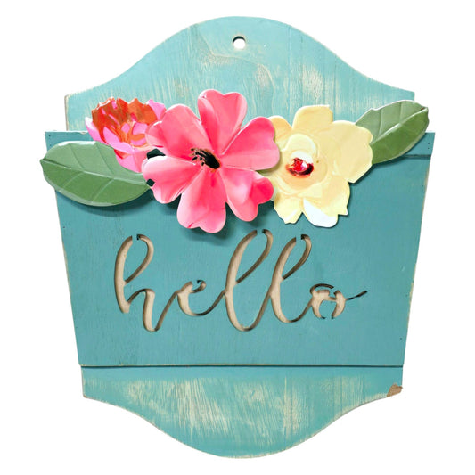 The Pioneer Woman Bucket Wall Pocket Spring Floral Wall Pocket Organizer 2019