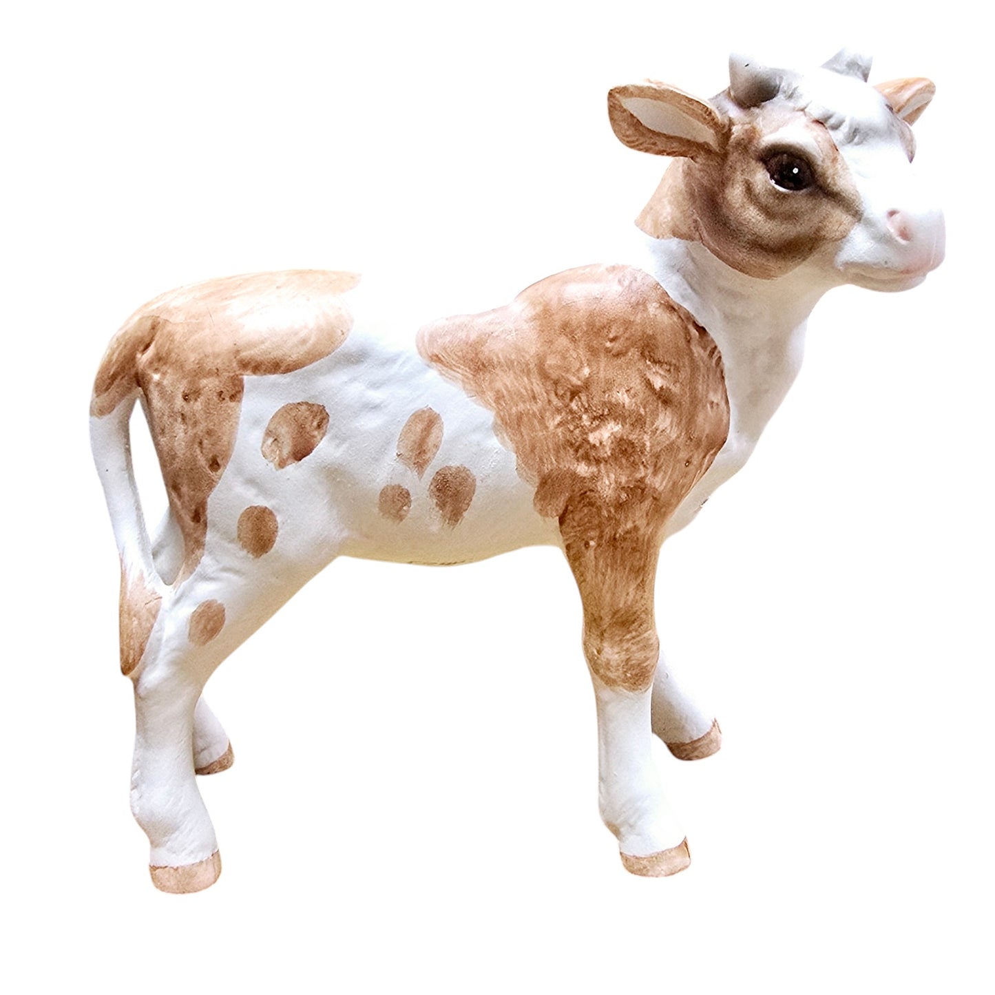 Vintage UCTCI Japan Porcelain Cow / Calf Figurine, Marked "Cow"