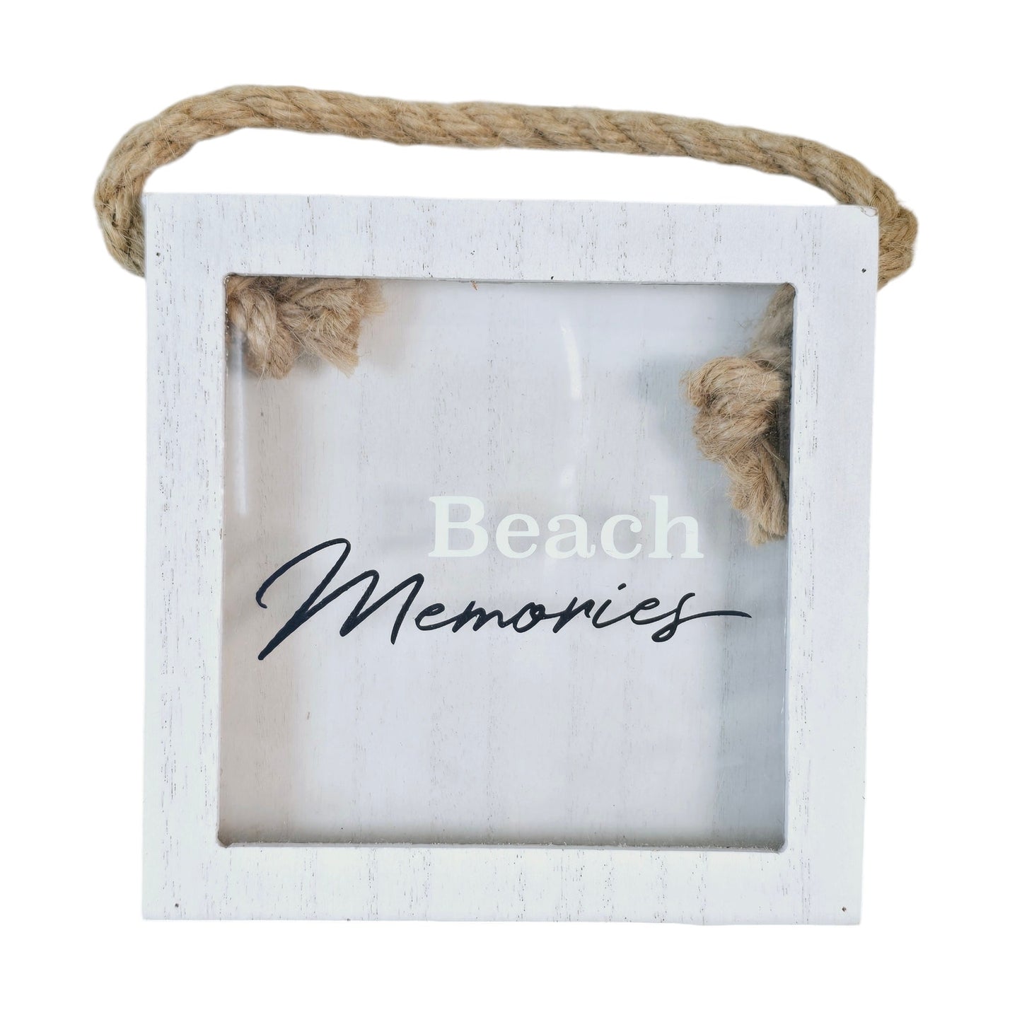 Beach Memories Framed Small Shell Shadow Box Horizon Group 2020