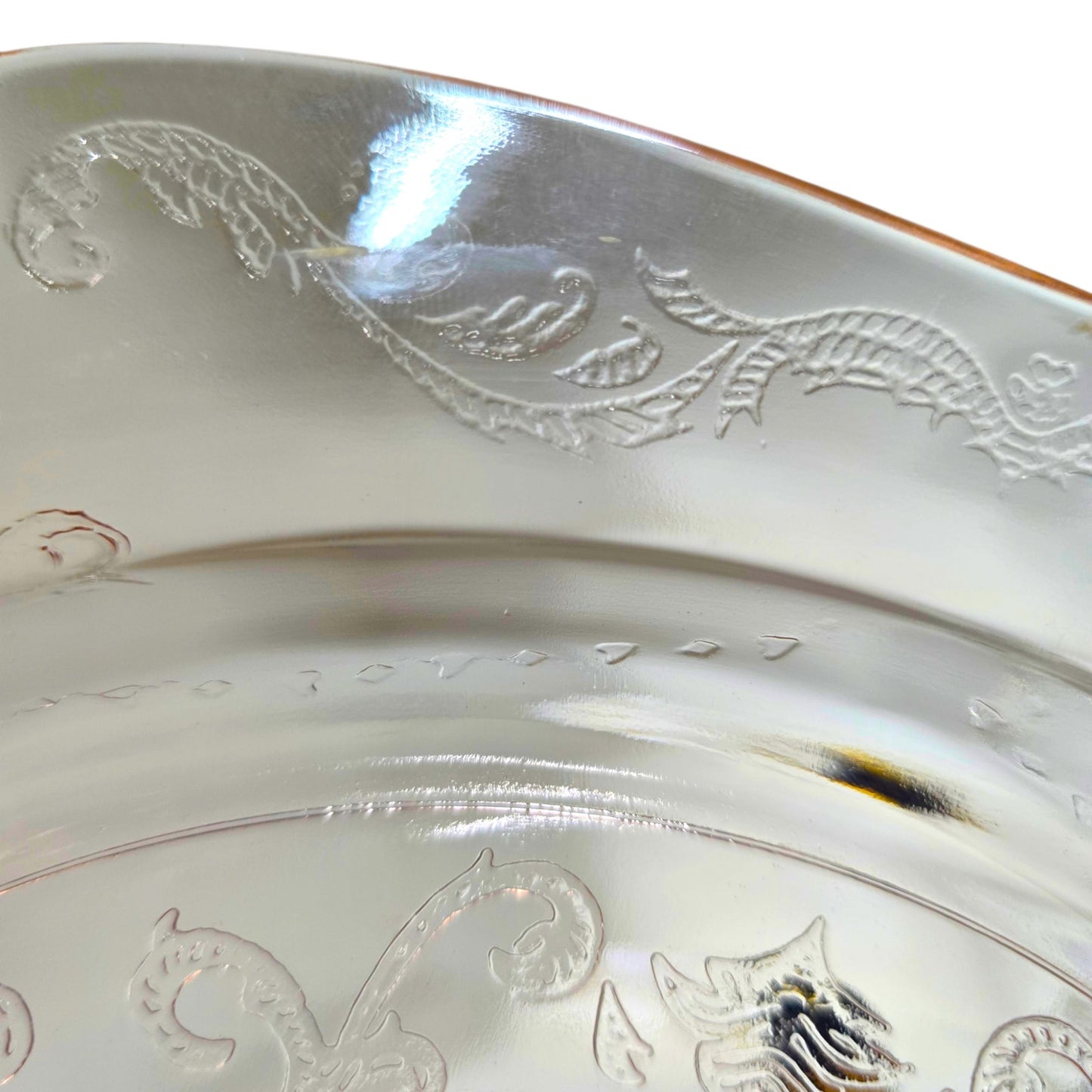 Indiana Glass Pedestal Cake Stand Pink Recollection Madrid Depression Glass