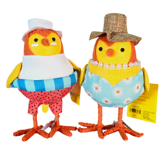 "Pearl and Tanner", 2022 Target Spritz Sun Squad Summer Birds Set of 2, Featherly Friends