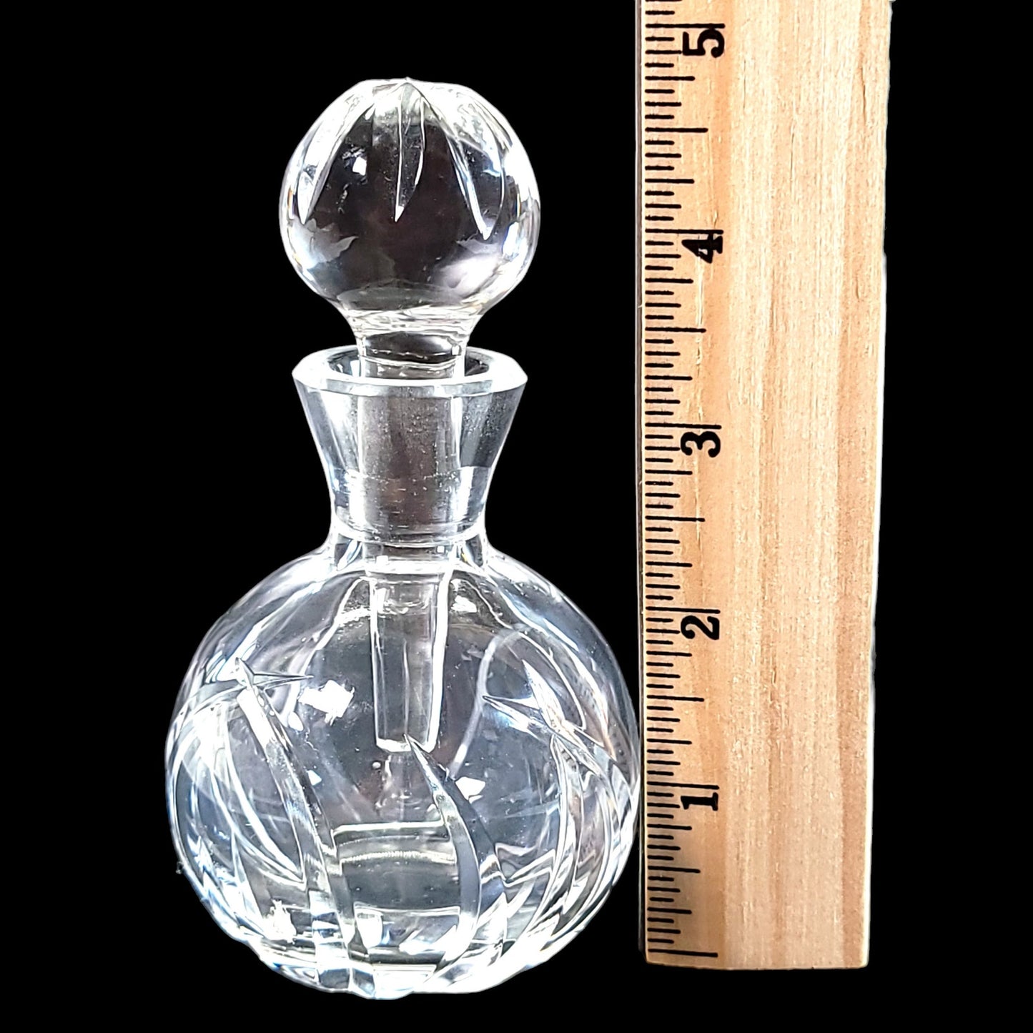 Marquis by Waterford Perfume Bottle with Dobber 4.75" H