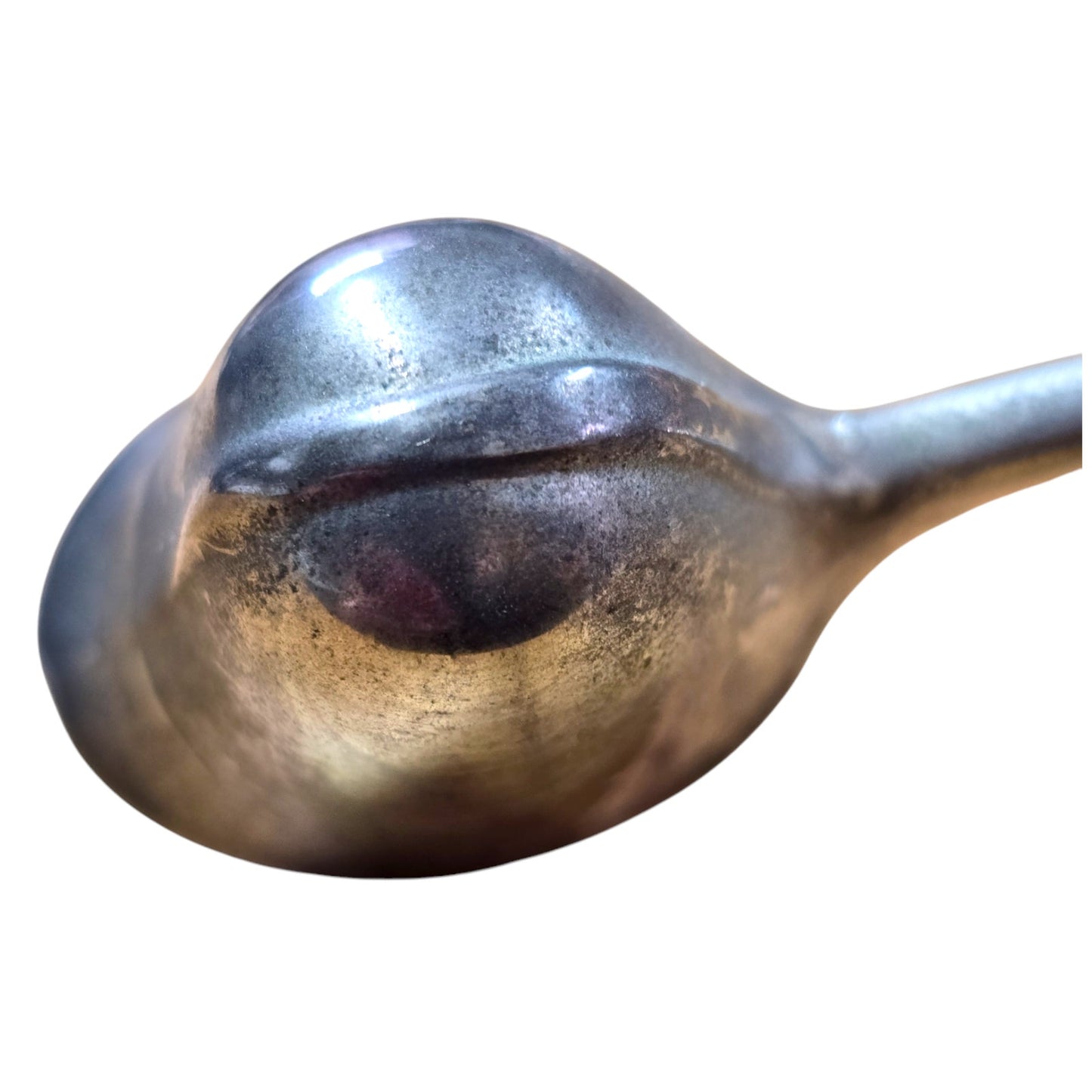 Vintage Silver Plated Candle Snuffer Cavalier Helmet Shape 9.75" MCM Regency