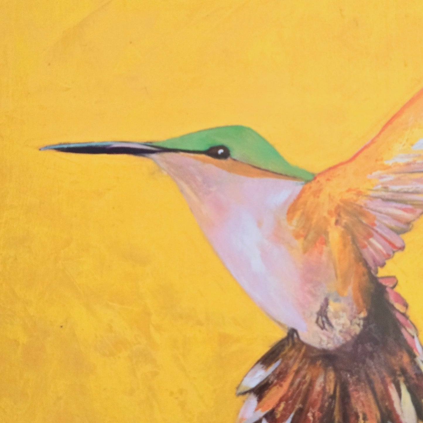 Art Print: Sweet Humming Bird II, 2015, 12x12 print on 13x19 stock