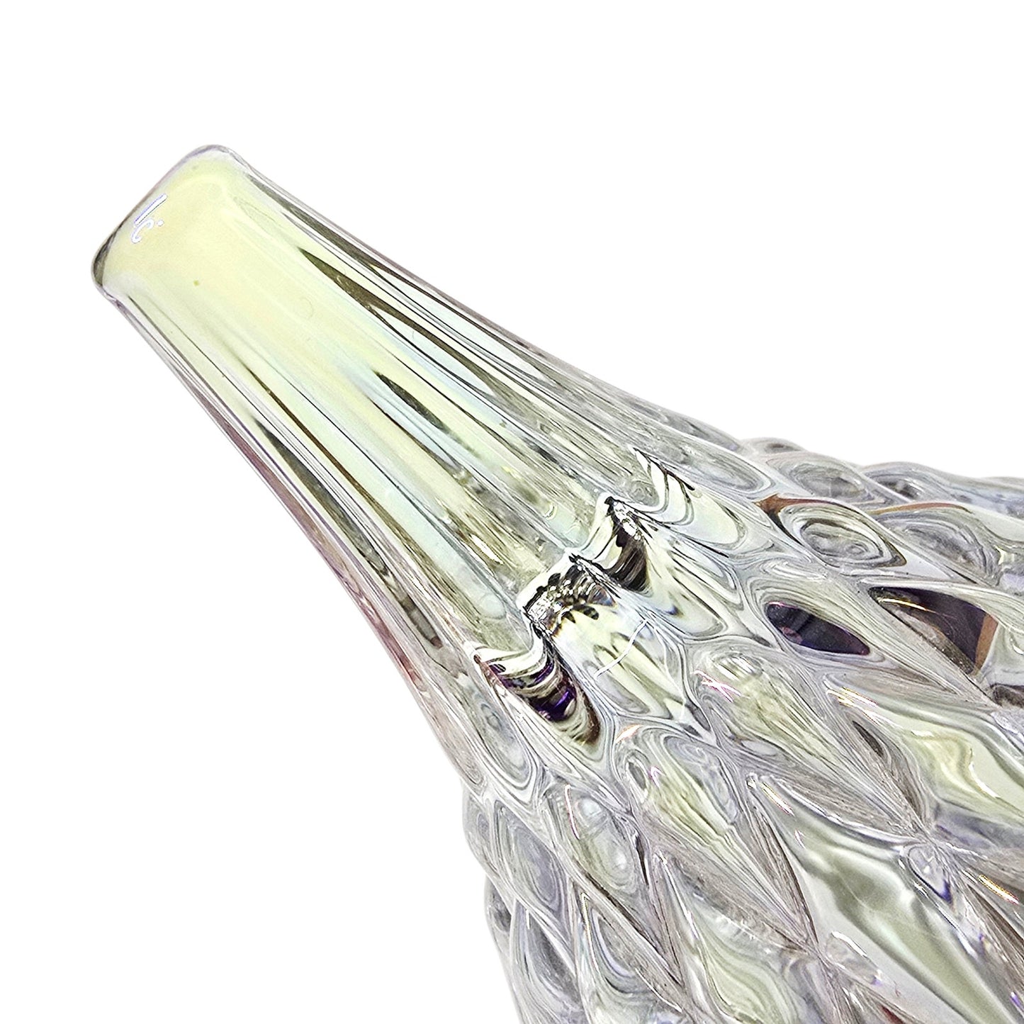 Godinger Hershey's Kisses Iridescent Crystal Candy Dish  5"Opal Diamond Cut Jar