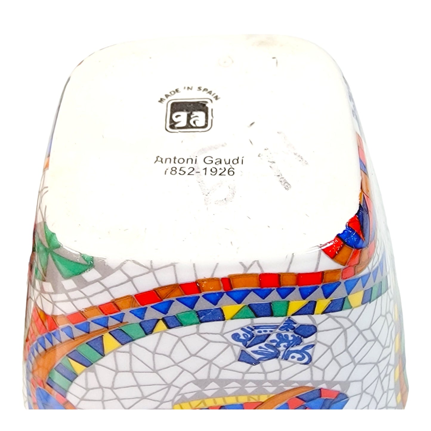 Antoni Gaudi Small Mosaic Bowls, Made in Spain