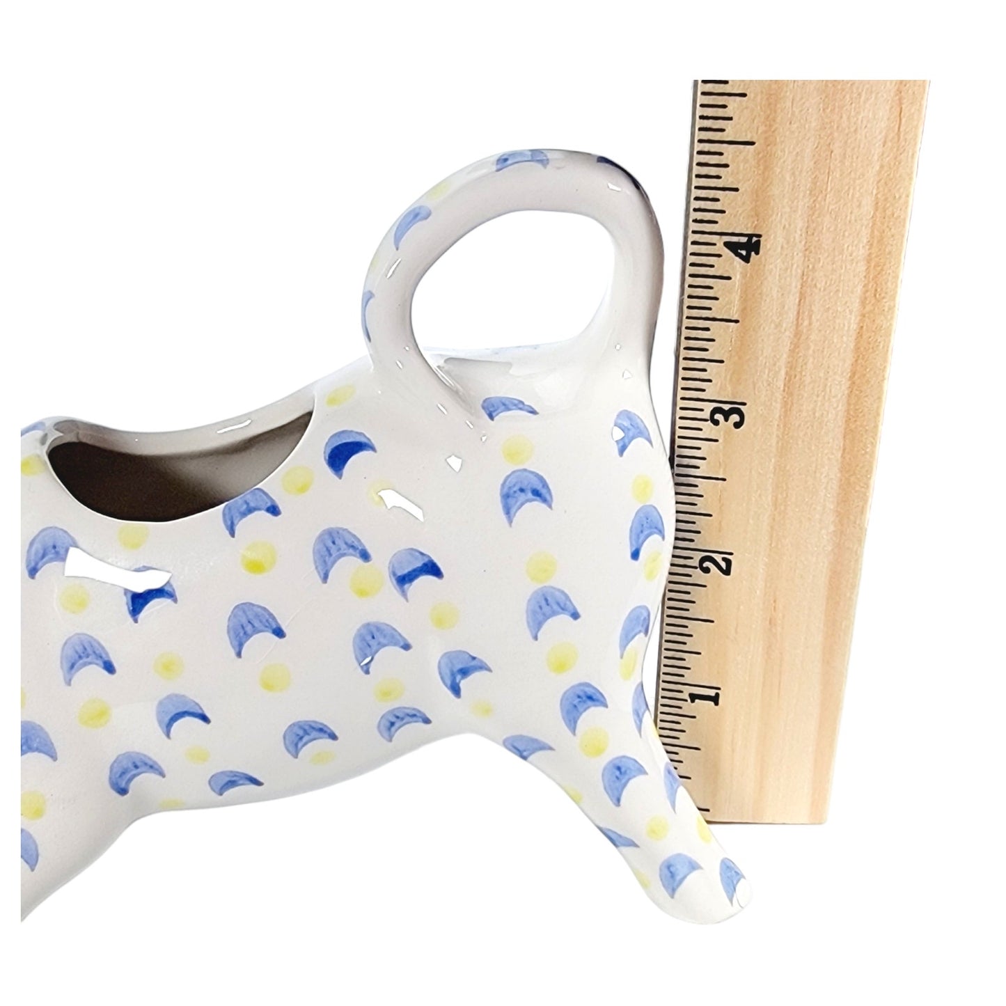 Ceramic French Country Cow Creamer & Sugar Arlington Designs CRAZED AS IS