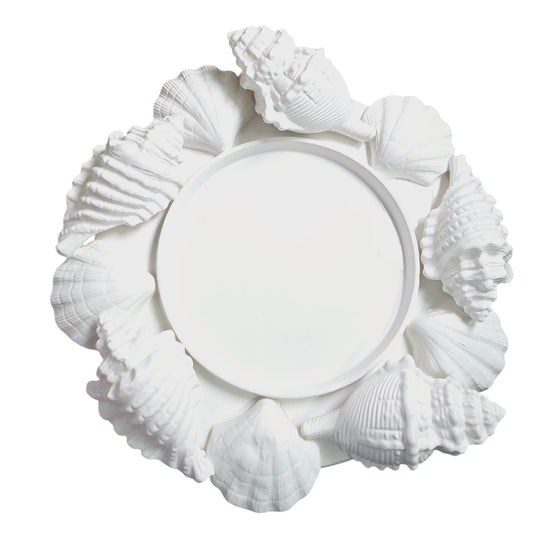 Seashore Exclusively for Williams-Sonoma Sheshell Charcuterie Plate/Candle Holder