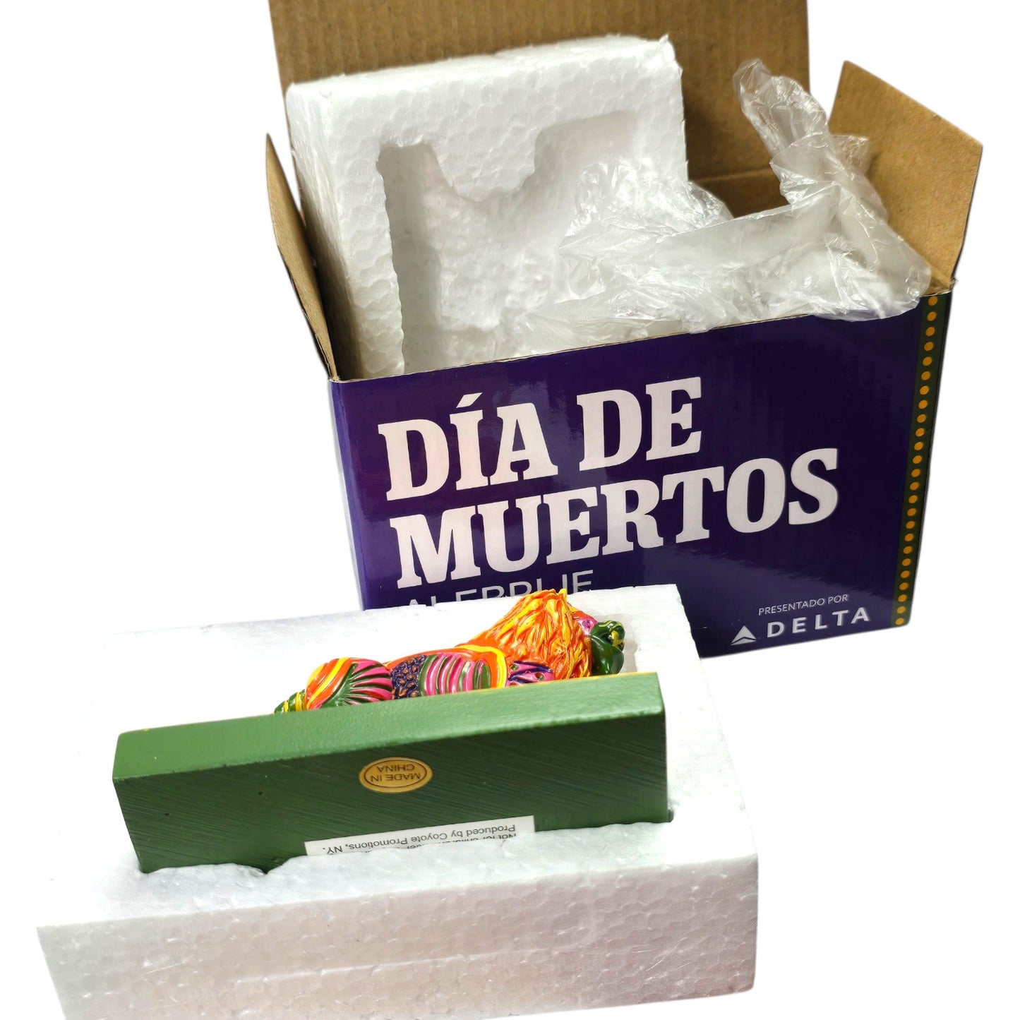 LA Kings Día de Muertos Alebrije Lion Figurine 2024 SGA Folk Art Collectible w/ Box