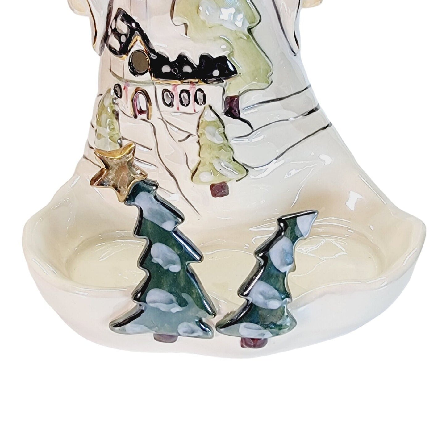 Blue Sky Clayworks Heather Goldminc Christmas Angel Chapel in the Woods 11" 2009