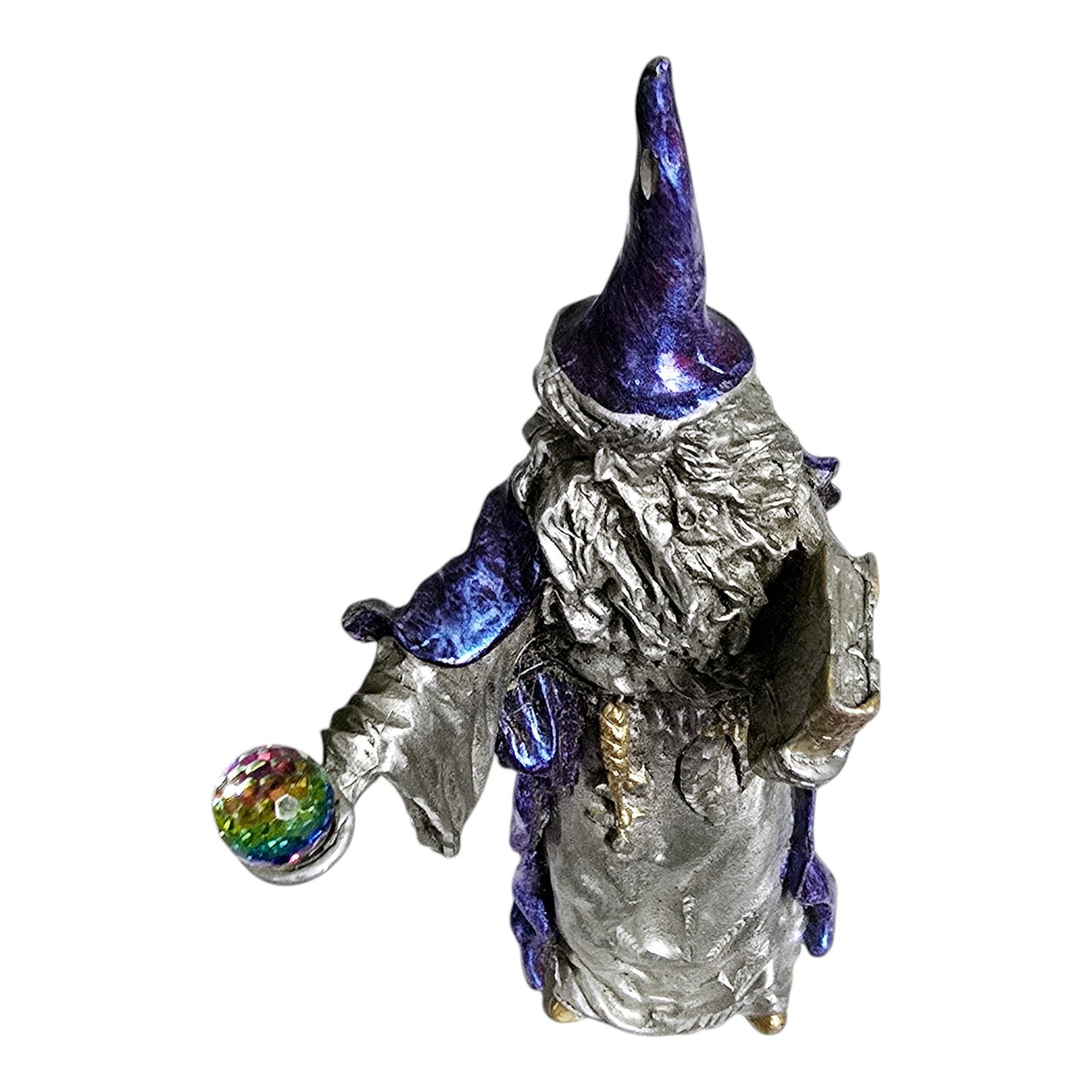 MWFP 1991 Masterworks Pewter Warlock Wizard Spell Master Mini Figurine 5", Flaw