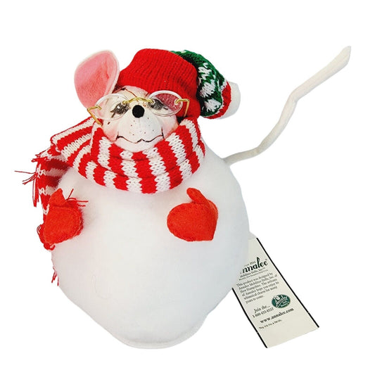 Annalee Doll 7" Having a Ball Mouse 2001 (with tags) Annalee Christmas Winter