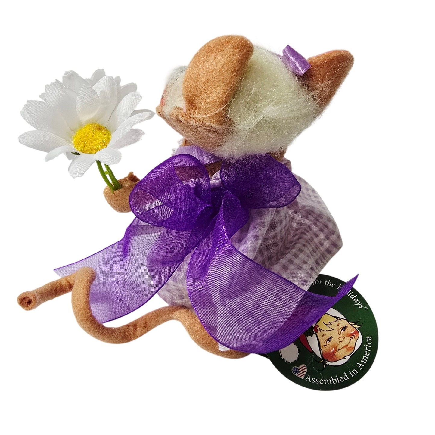 Lot of 5 Annalee Spring Dolls 2011-2018 Easter Bunnies & Mouse w/ Tags