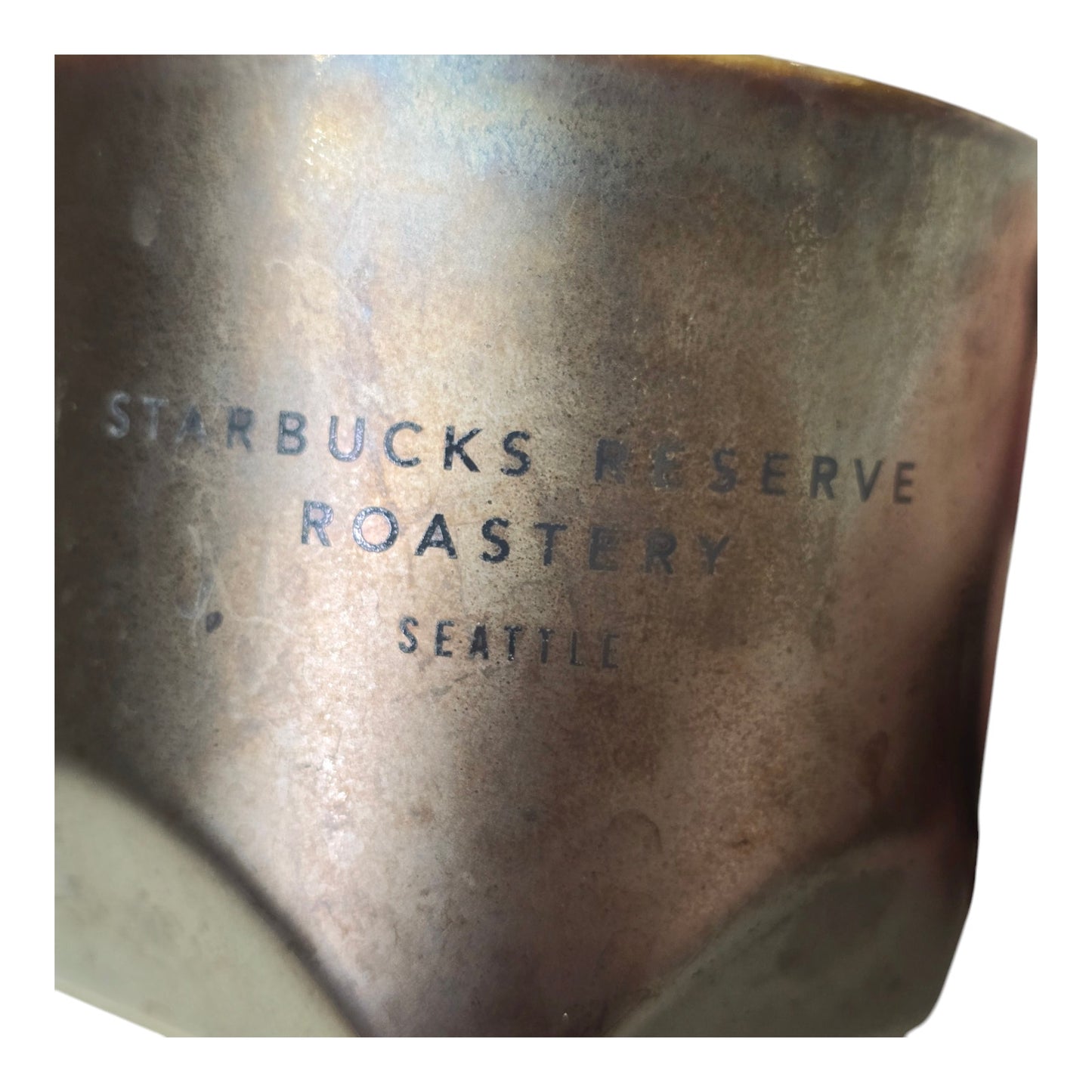 Starbucks Reserve Roastery Seattle 12 Oz Metallic Bronze Mug 2017