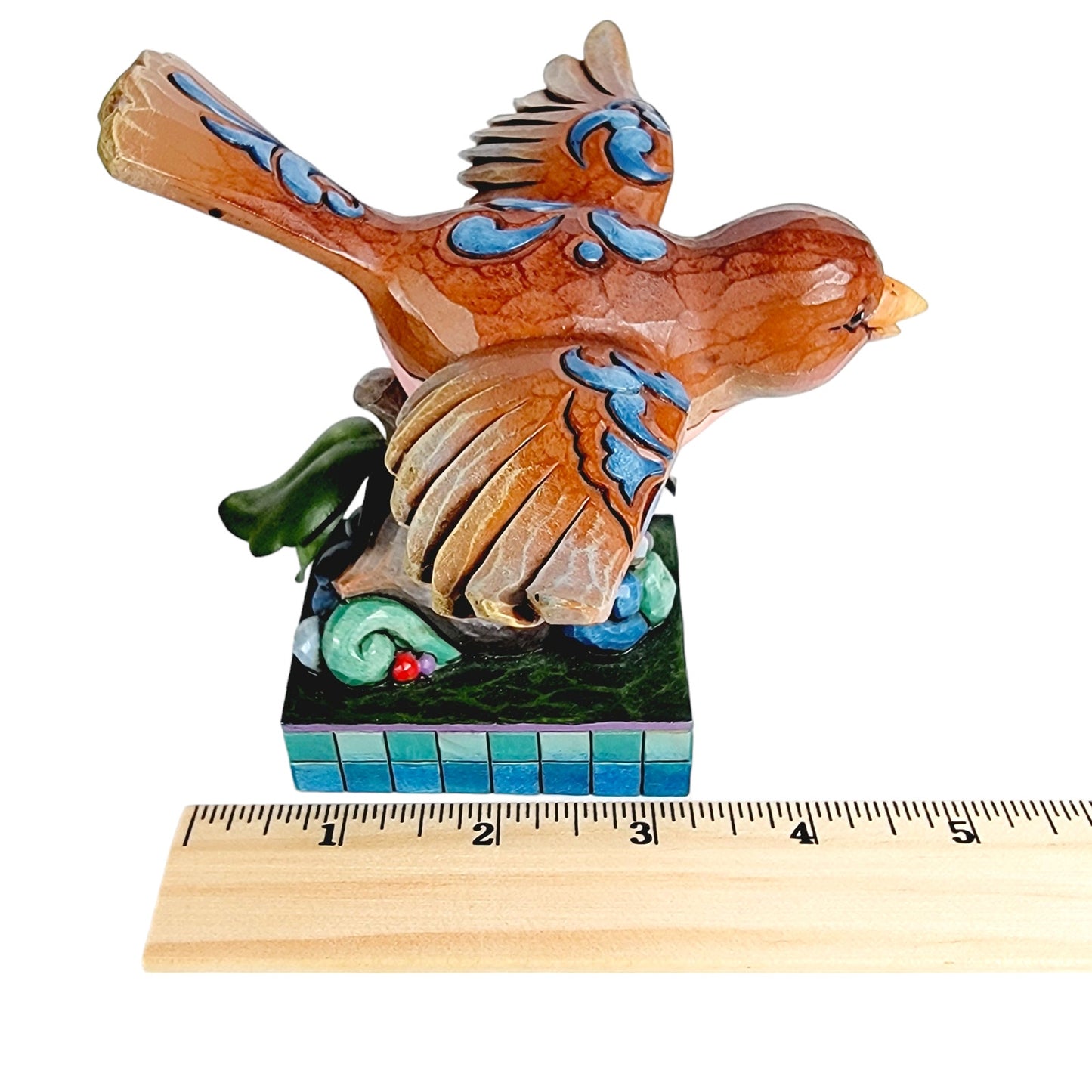 Jim Shore Spring's Messenger Robin Bird Heartwood Creek, Enesco, 2009 FLAW