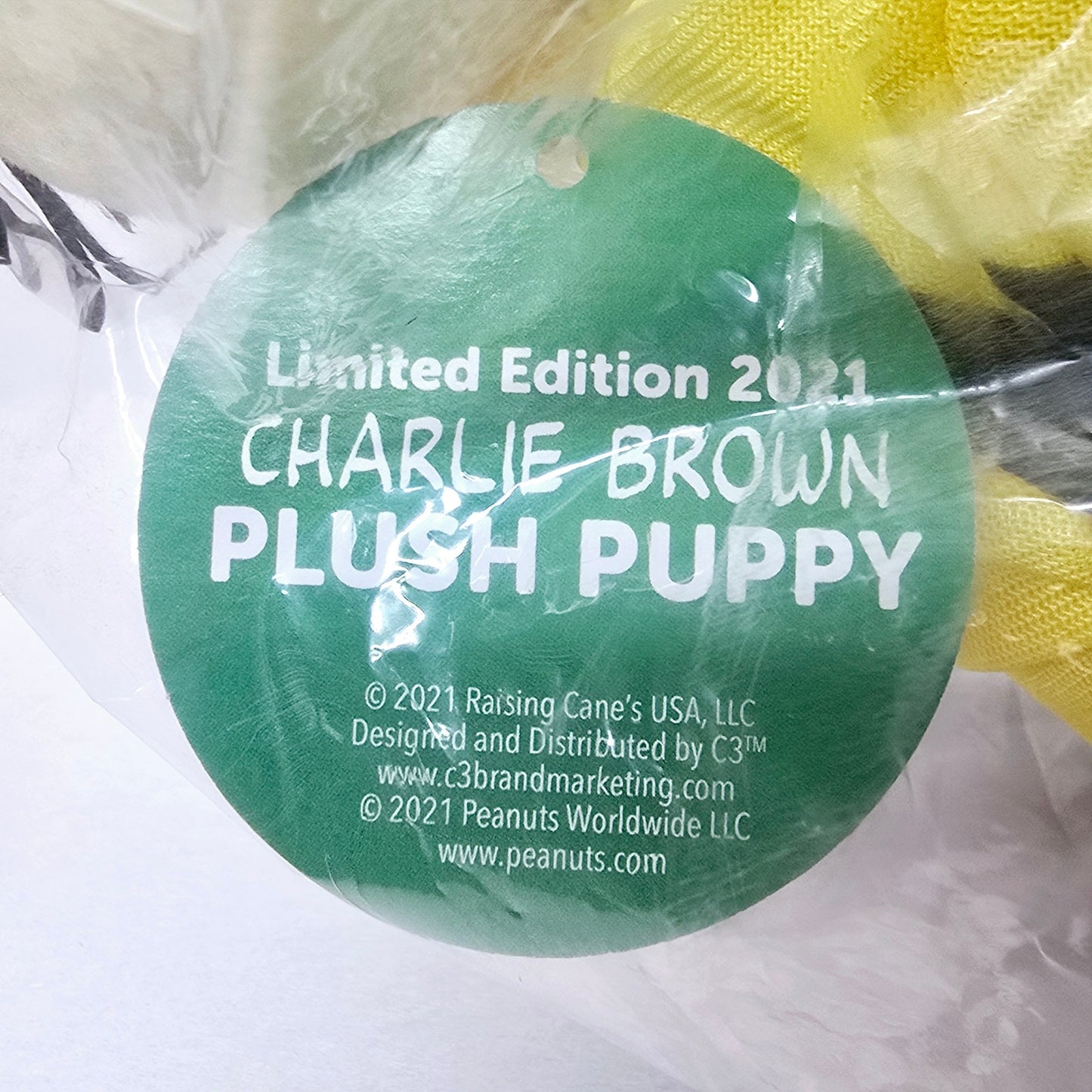 Raising Canes Charlie Brown Peanuts Dog 2021 Plush Puppy New in Package