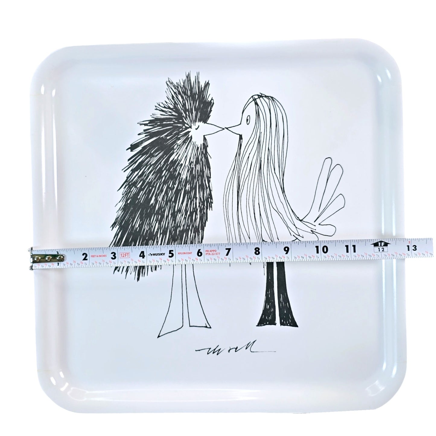 Olle Eksell Birds Square Plastic Tray Limited Edition IKEA