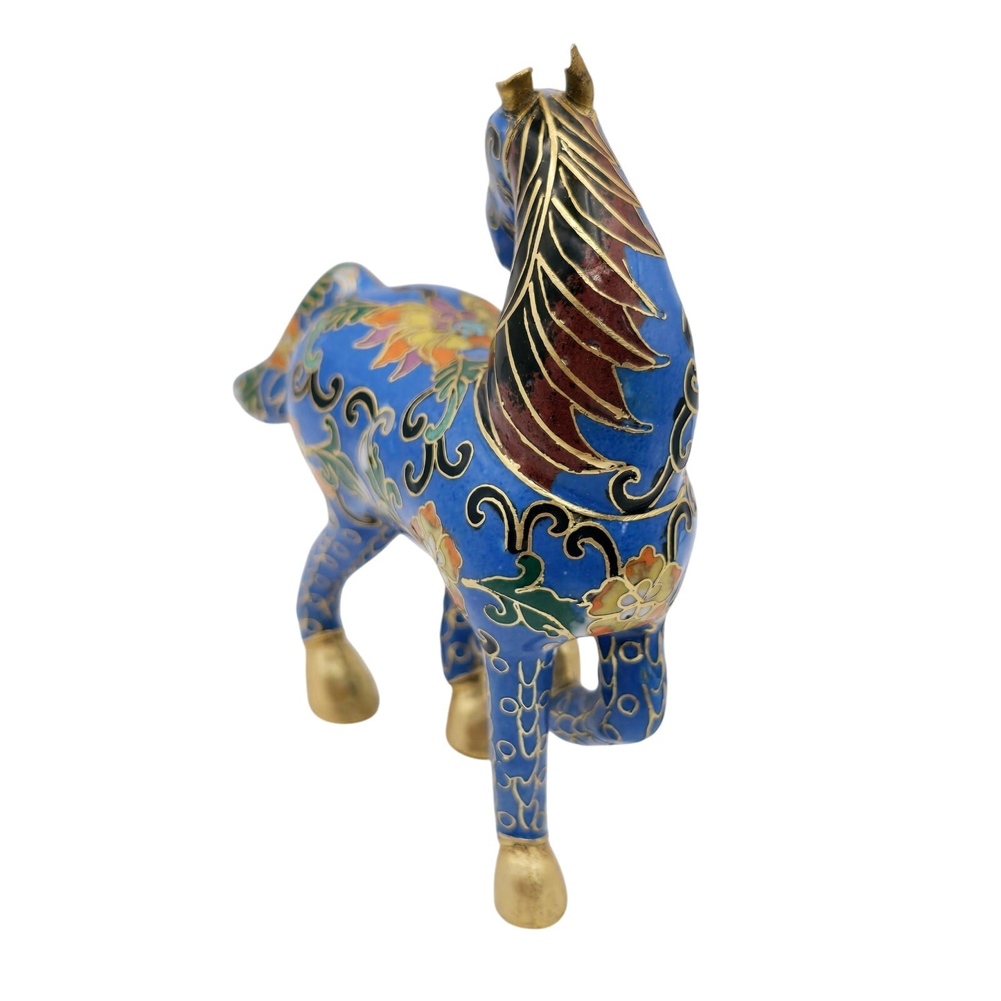 Vintage Cloisonne Horse Figurine Franklin Mint 1991 without Base