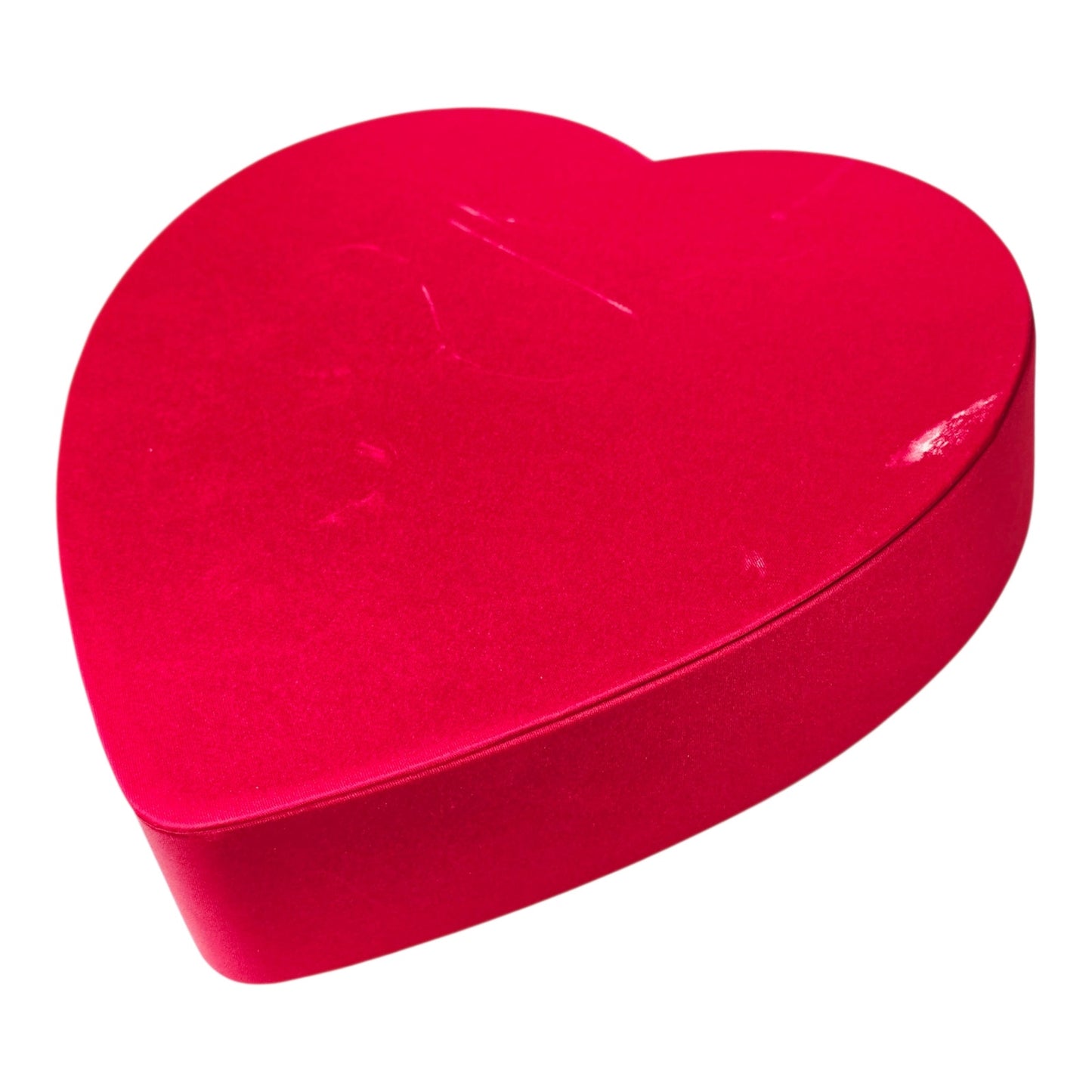Godiva Red Satin Heart-Shaped Chocolated Gift Box with Satin Rose Valentines Day