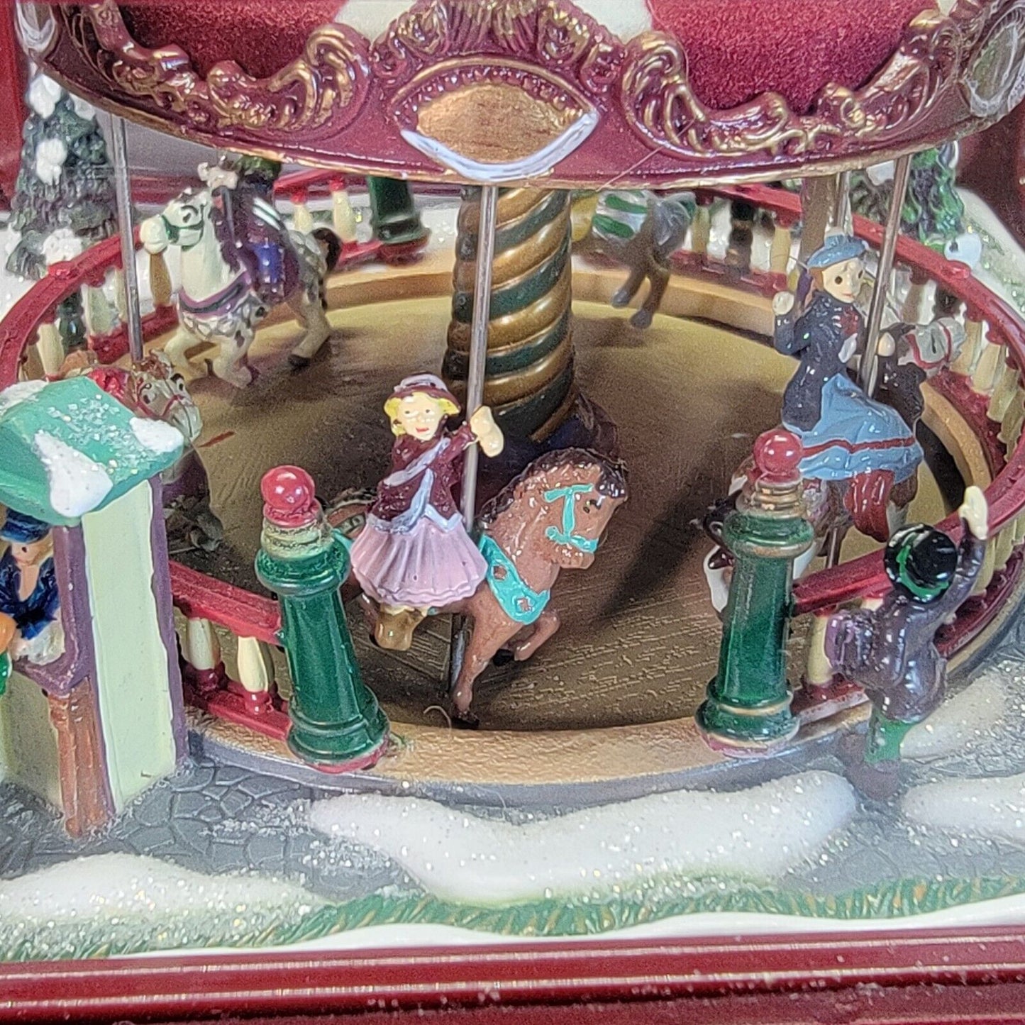 Mr. Christmas Animated Carousel Music Box, Plays "Deck The Halls"