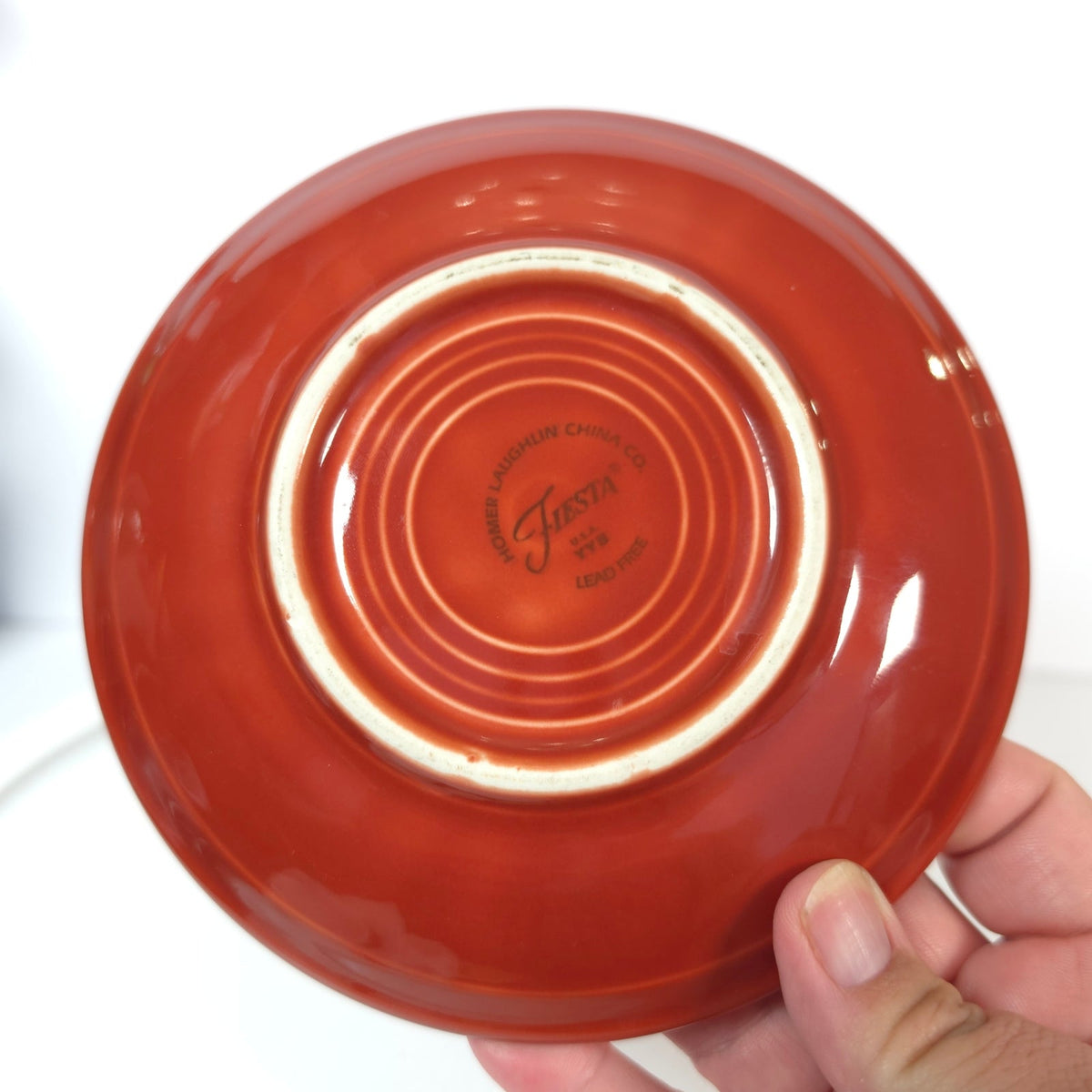 Fiesta Paprika Saucer Retired Color Homer Laughlin USA 2010 YYB