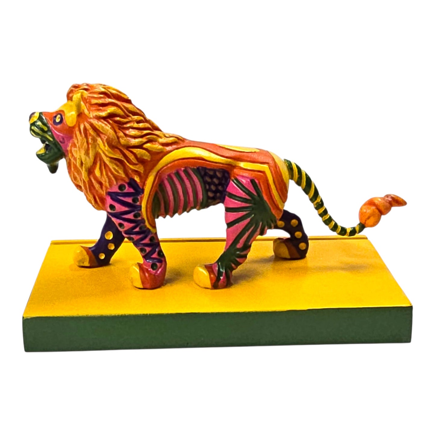 LA Kings Día de Muertos Alebrije Lion Figurine 2024 SGA Folk Art Collectible w/ Box