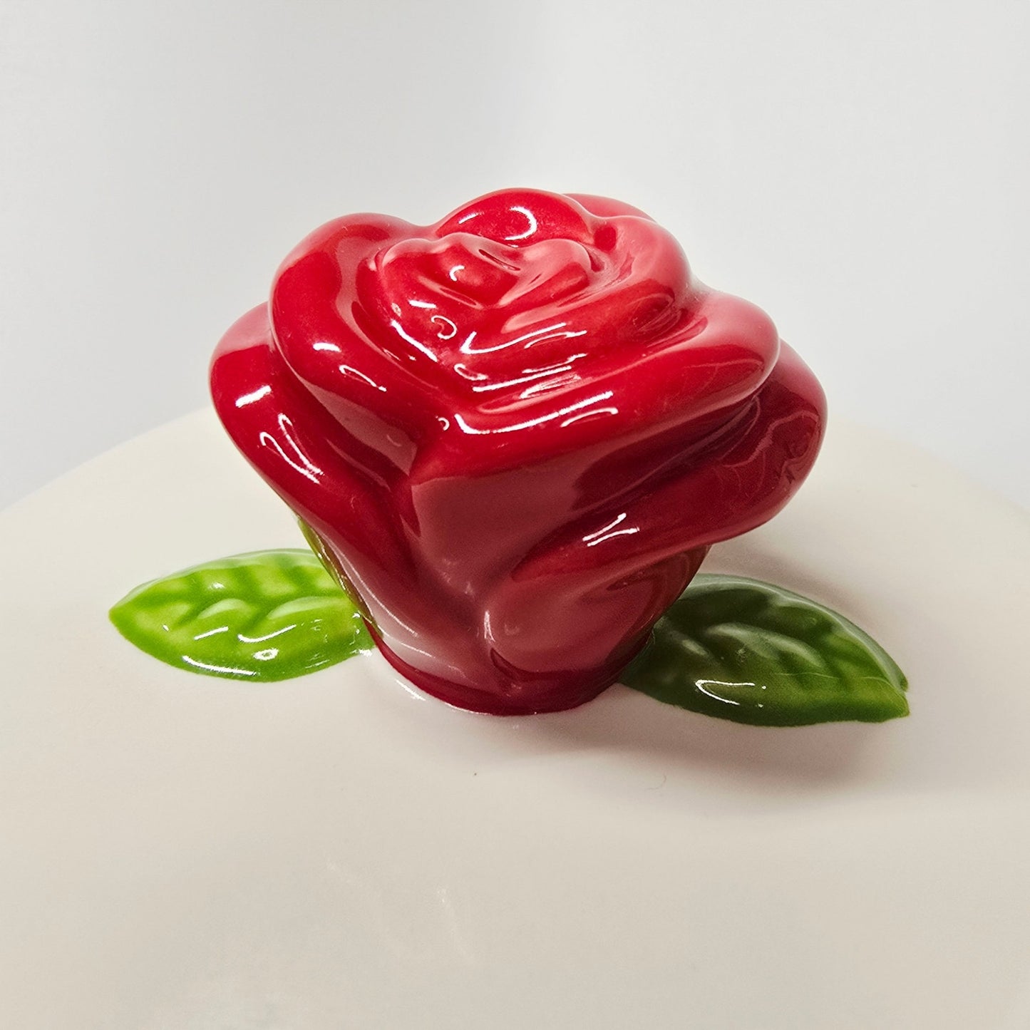 Rae Dunn Disney Princess BEAUTY & THE BEAST Ceramic Jar w/ Rose Lid