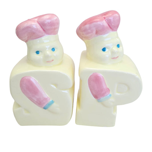 Vintage Sarsparilla Shawnee Replica Chef 1980's Salt & Pepper Shakers