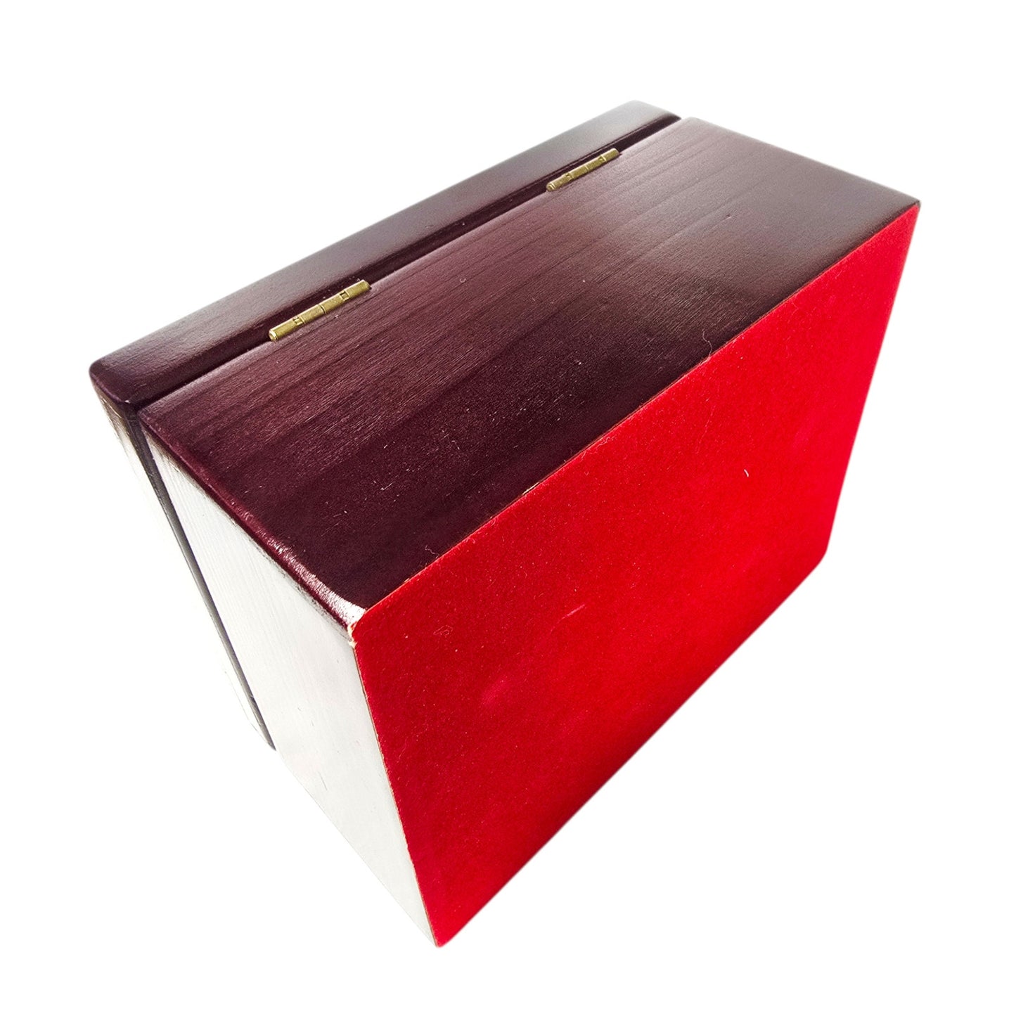 Vintage Miniature Cloisonné Enamel Teapot with Wooden Box - Lined Keepsake Set