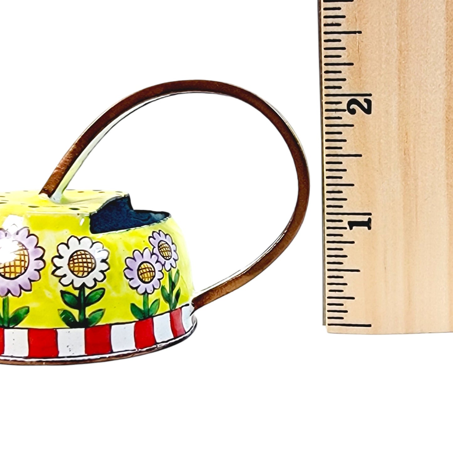 Kelvin Chen Vintage 1999 Handpainted Miniature Enamel Teapot