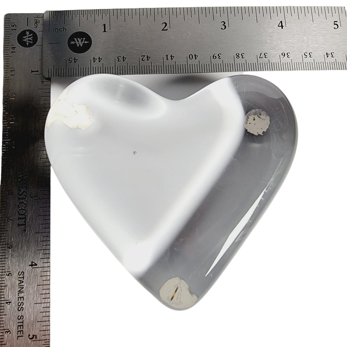 Crystal Baccarat Heart Paperweight