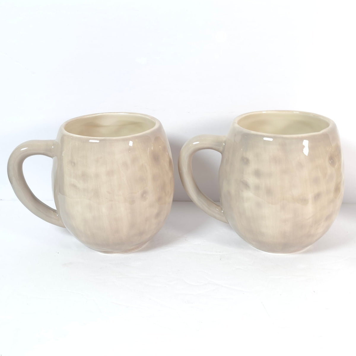 Natural Life Owl Coffee Mugs Set of 2 Peace Love Coffee Cream Colorful