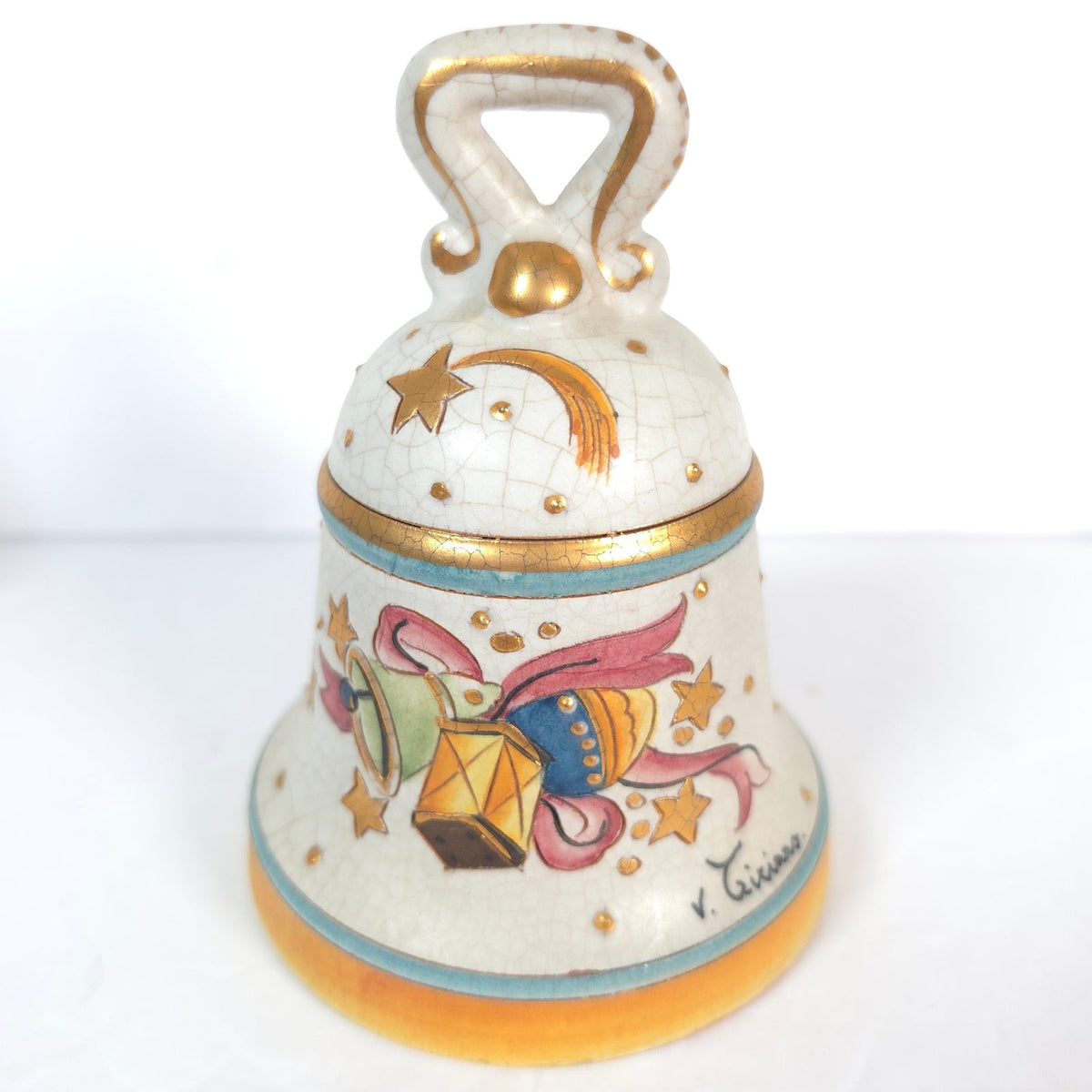 Vintage Veneto Flair V Tiziano Italian Christmas Bells Set 3 1973 1975 1976
