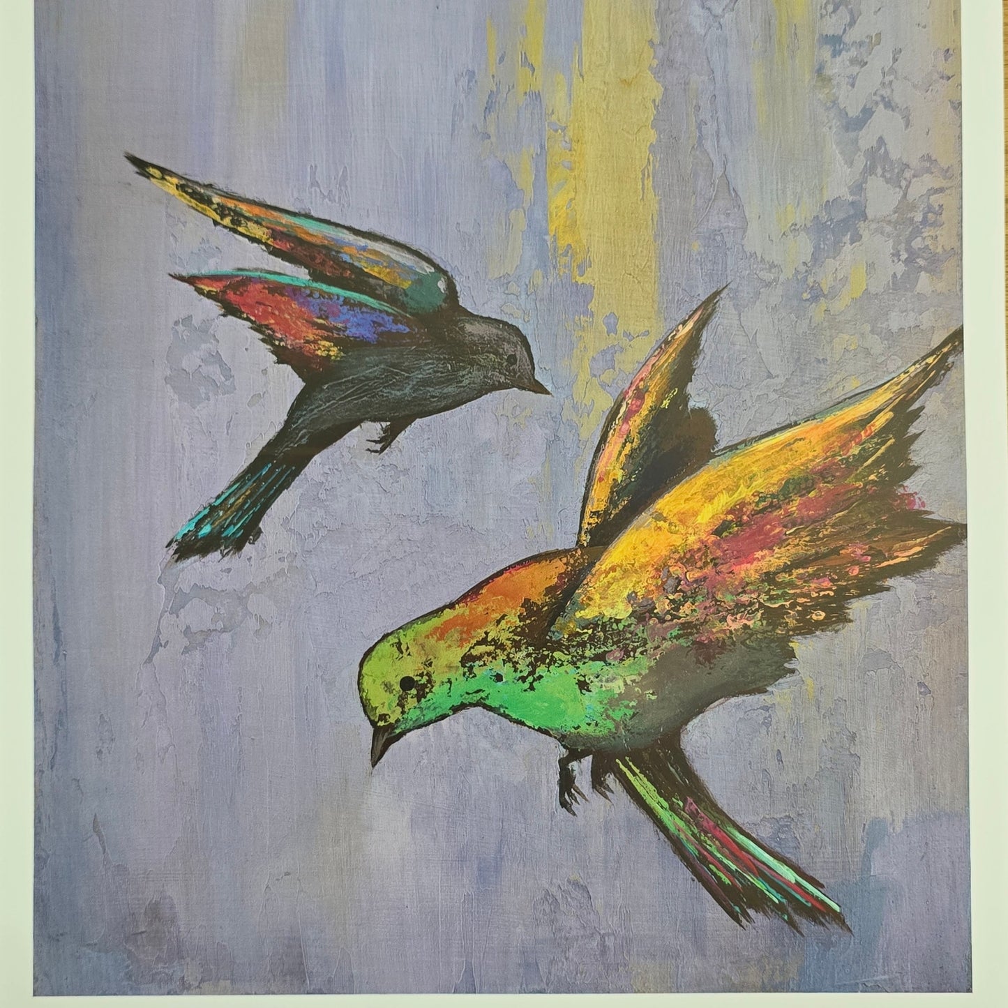 Two 16x12 Bird Art Prints: Bright Wings I & II 2015, Mehmet Sahin Altug