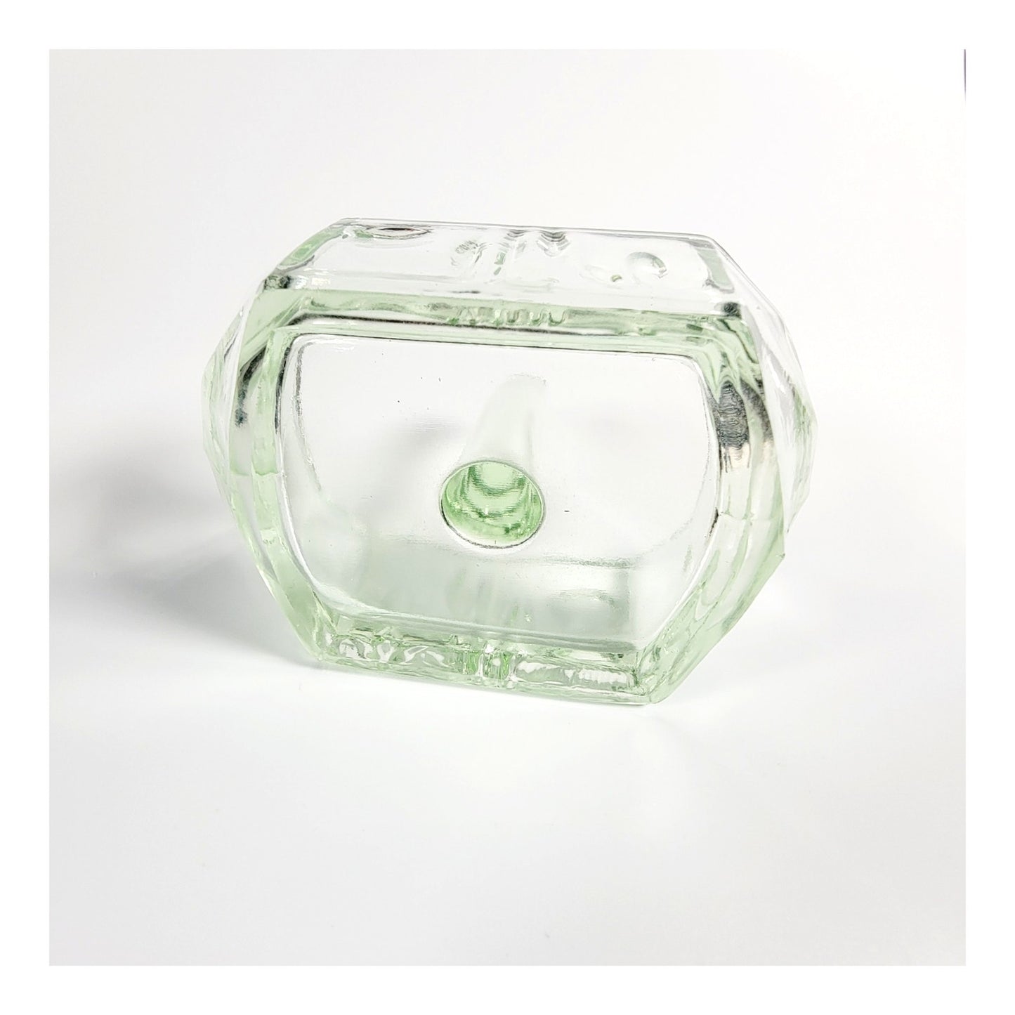 Vaseline Glass Ring Dish, Glowy Glass Ring Dish