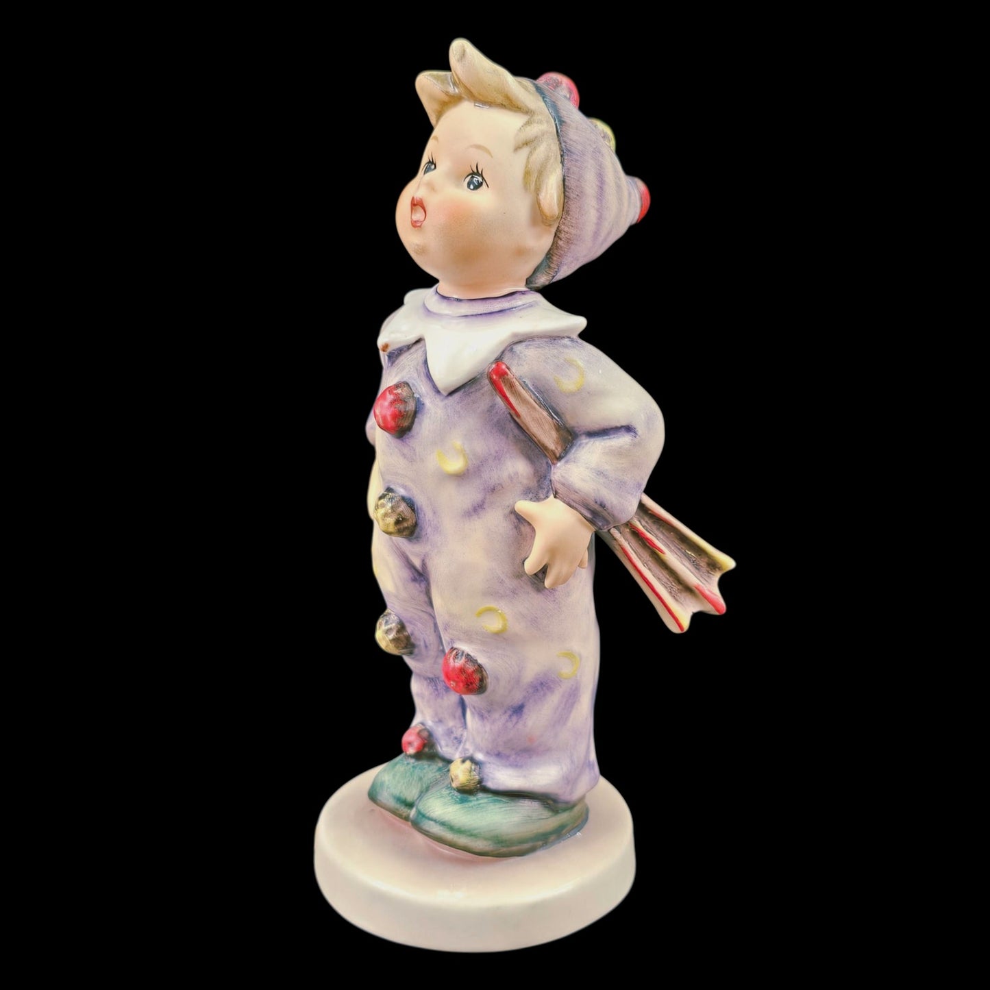 Vtg Goebel Porcelain Carnival Boy Figurine in Jester Costume #328 TMK6 W.Germany