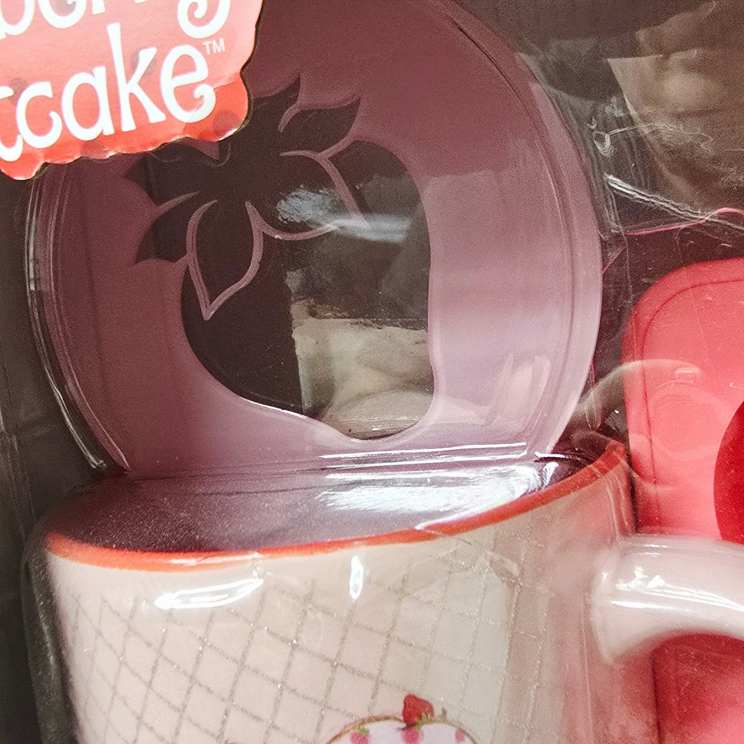 Strawberry Shortcake Mug Mold Drink Art Stencil Gift Set Wildbrain Pink New