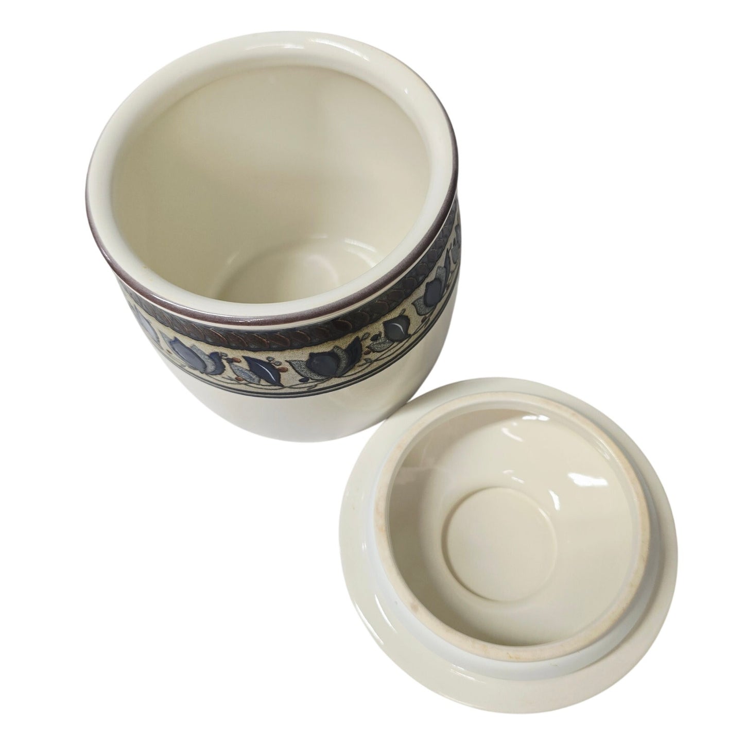 Mikasa Arabella Intaglio Canister Set with Lids - CAC01 Malaysia Stoneware