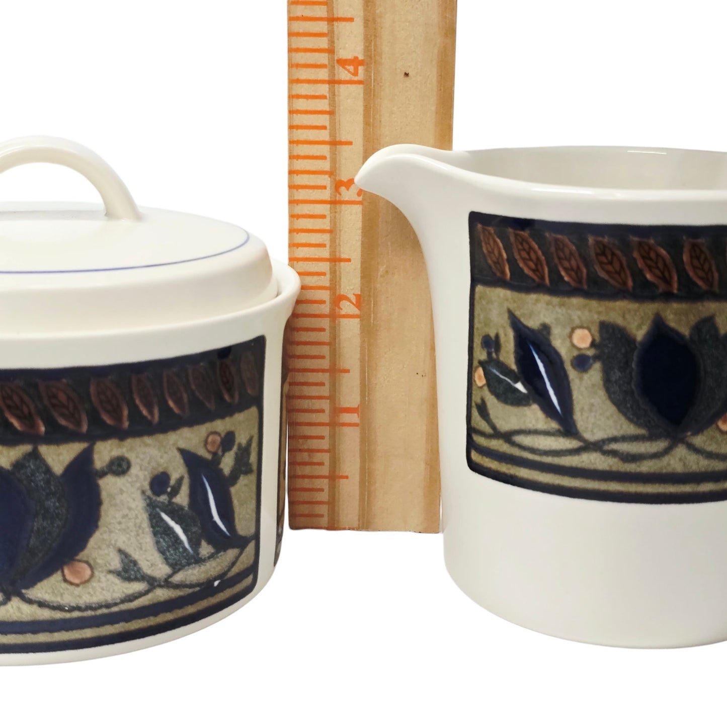 Mikasa Arabella Creamer and Covered Sugar Bowl Set Intaglio CAC01 Malaysia