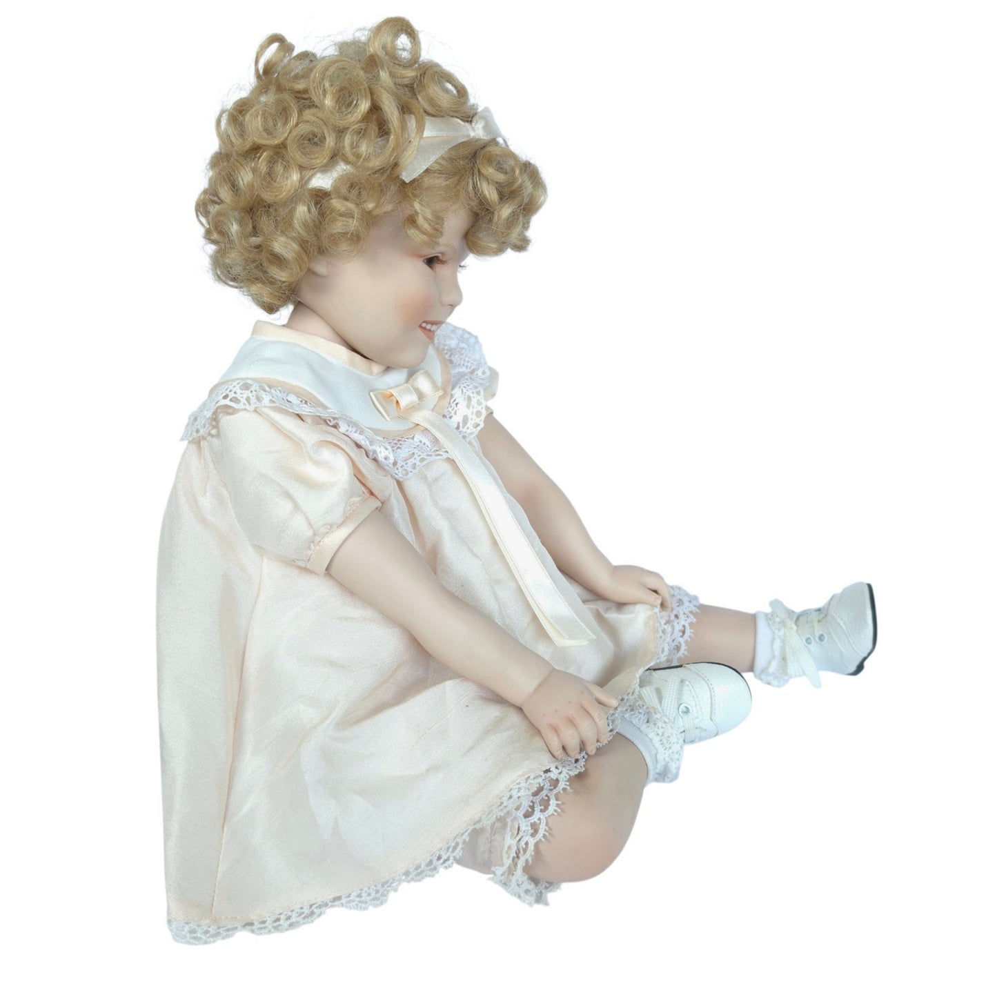Danbury Mint Elke Hutchens Shirley Temple Toddler Doll Little Miss Shirley