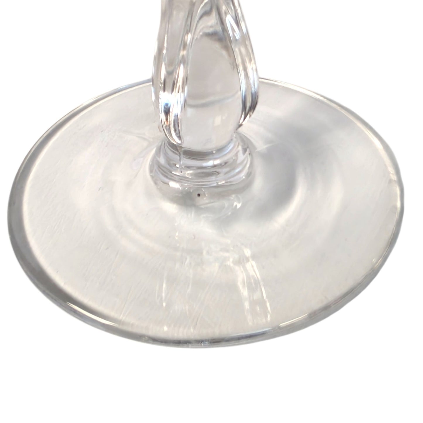 Vintage Fostoria Clear Glass Lidded Pedestal Jar UV Reactive MCM Elegant Glass