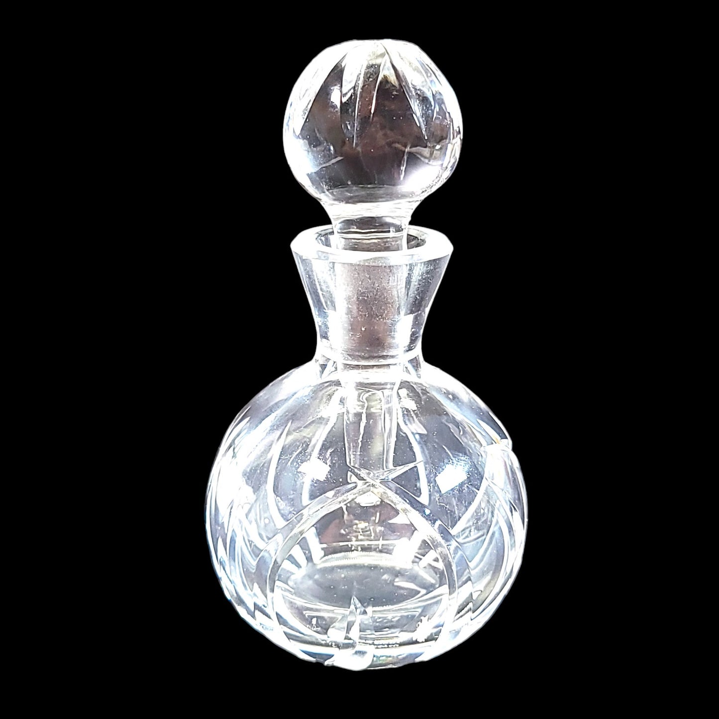 Marquis by Waterford Perfume Bottle with Dobber 4.75" H