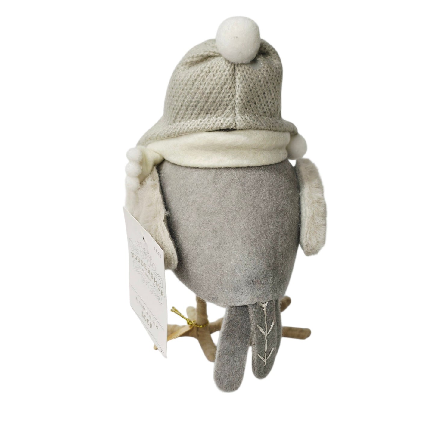Target Spritz Bird Loop 2022 Featherly Friends Winter Christmas Gray Trapper Hat
