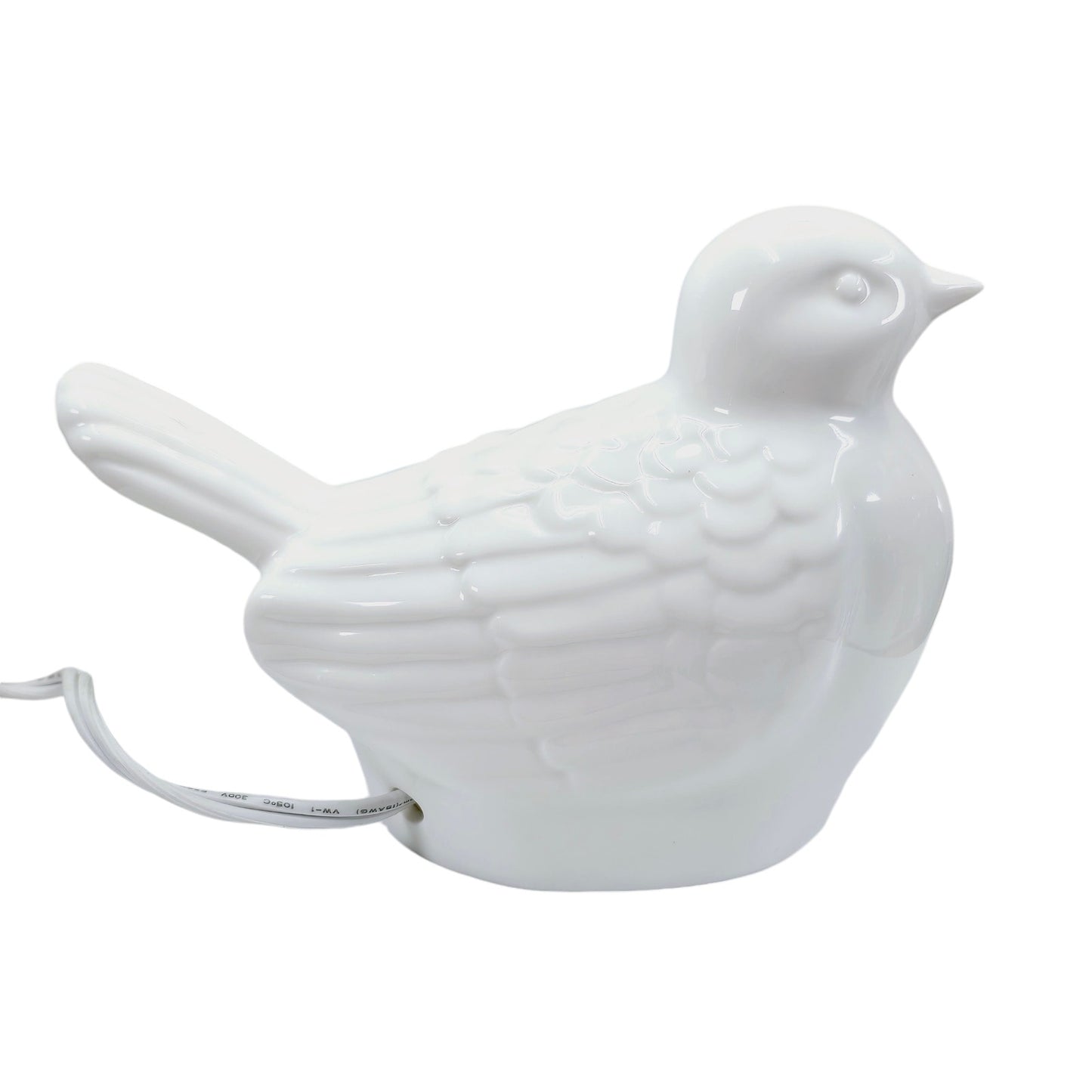 White Dove Bird Corded Night Light 2016 Target, Working Bulb and On/Off Switch Cord, 5.75" H x 8" L