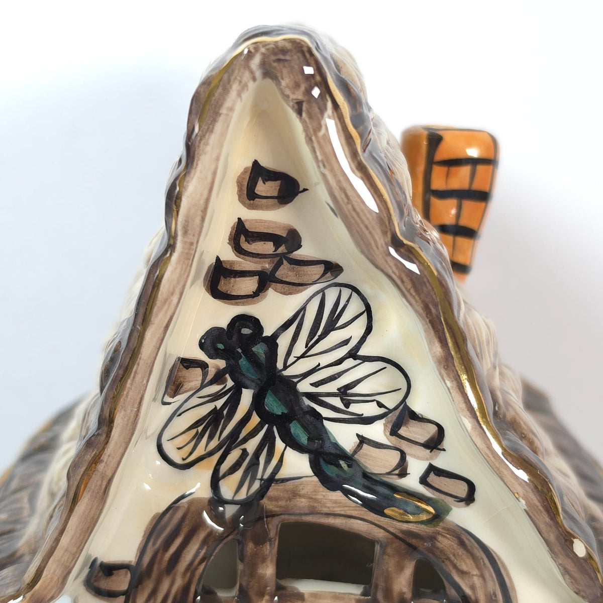 Blue Sky Clayworks Heather Goldminc Welcome Friends Dragonfly Cottage Tealight