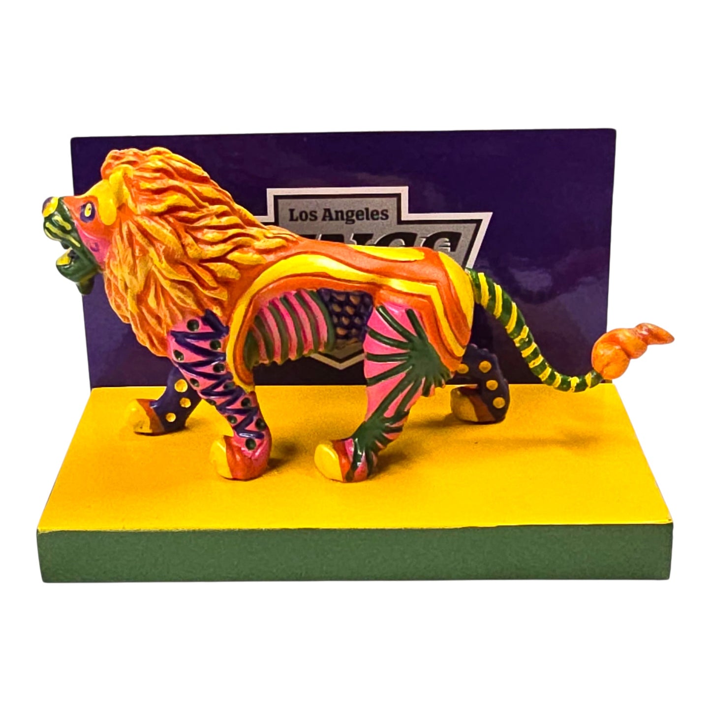 LA Kings Día de Muertos Alebrije Lion Figurine 2024 SGA Folk Art Collectible w/ Box