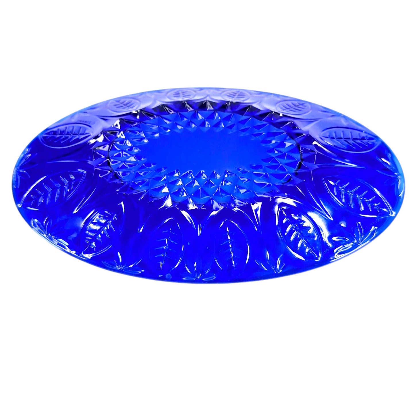 Avon Royal Sapphire Blue Collection Cobalt Appetizer Tray